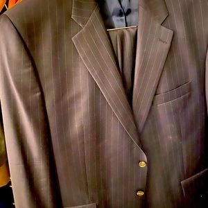 Ralph Lauren dark blue pinstripes executive suit